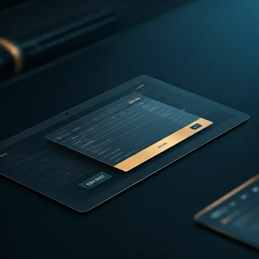 Concepto de facturación electrónica y gestión de datos fiscales